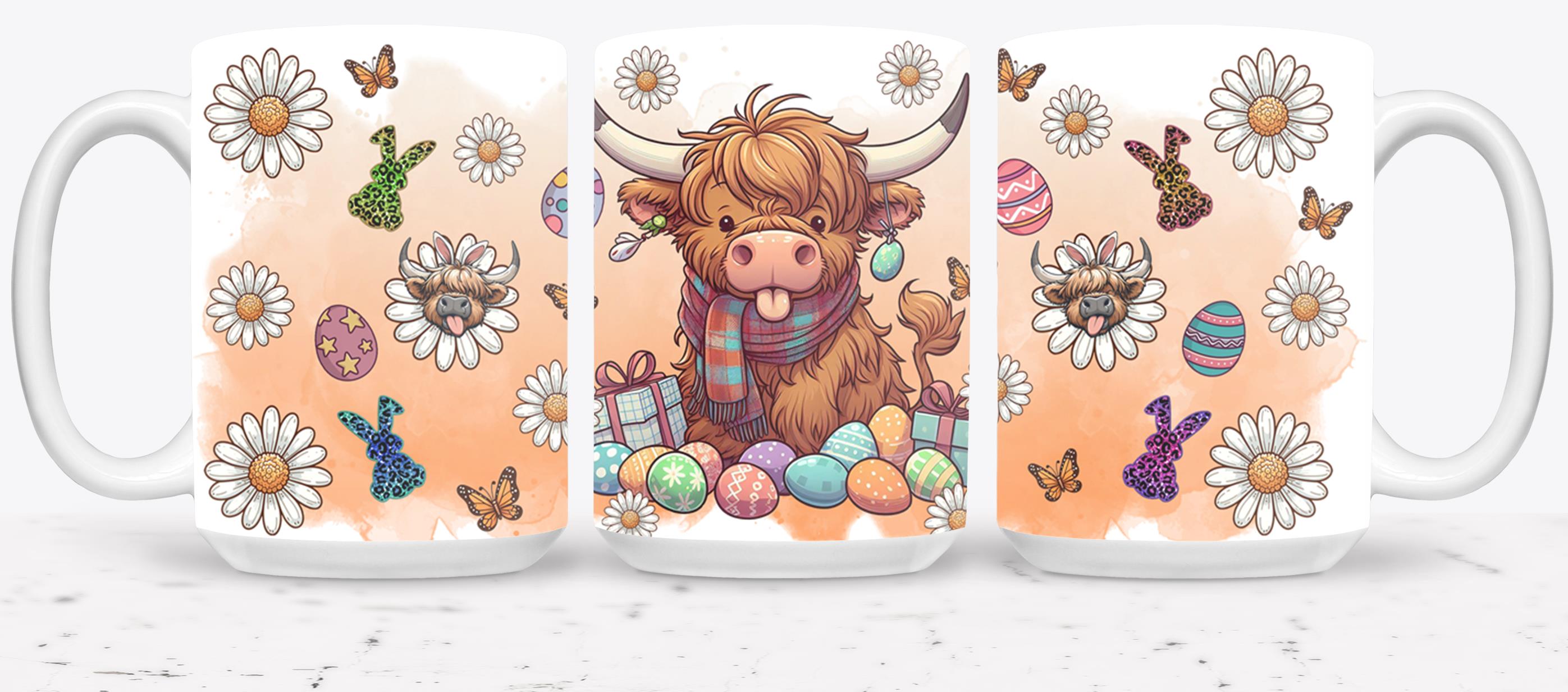 Highland Cow Easter-10374